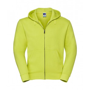 Russell Men's Authentic Zipped Hood - Lime - 2XL