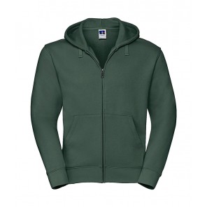 Russell Men's Authentic Zipped Hood - Bottle Green - 2XL