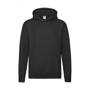 Fruit of the Loom Premium Hooded Sweat - Black - XL
