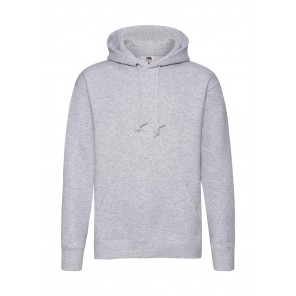 Fruit of the Loom Premium Hooded Sweat - Heather Grey - XL