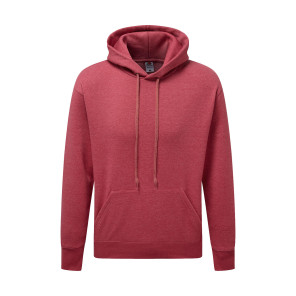 Fruit of the Loom Premium Hooded Sweat - Red - S
