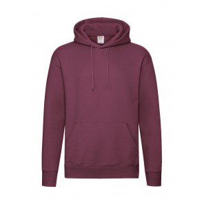 Fruit of the Loom Premium Hooded Sweat - Burgundy - M