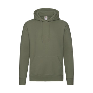 Fruit of the Loom Premium Hooded Sweat - Green - M