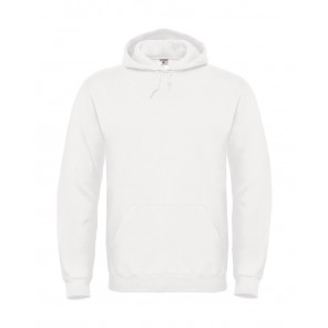B&C ID.003 Cotton Rich Hooded Sweatshirt - White - S