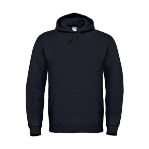 B&C ID.003 Cotton Rich Hooded Sweatshirt - Black - 4XL