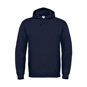 B&C ID.003 Cotton Rich Hooded Sweatshirt - Navy - 5XL
