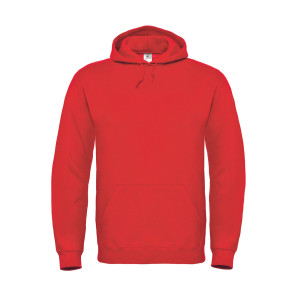 B&C ID.003 Cotton Rich Hooded Sweatshirt - Red - 4XL