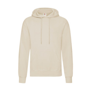 Fruit of the Loom Classic Hooded Sweat - Beige - S