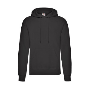 Fruit of the Loom Classic Hooded Sweat - Black - 5XL