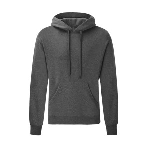 Fruit of the Loom Classic Hooded Sweat - Grey - M