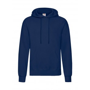 Fruit of the Loom Classic Hooded Sweat - Navy - XL