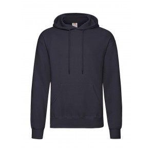 Fruit of the Loom Classic Hooded Sweat - Deep Navy - M