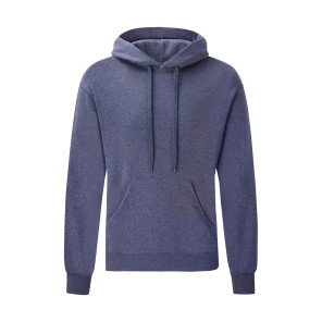 Fruit of the Loom Classic Hooded Sweat - Navy Blue - S