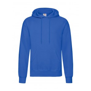Fruit of the Loom Classic Hooded Sweat - Royal - M