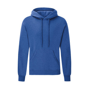 Fruit of the Loom Classic Hooded Sweat - Blue - M