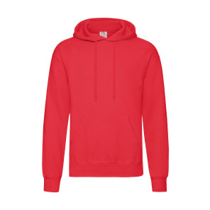 Fruit of the Loom Classic Hooded Sweat - Red - 2XL