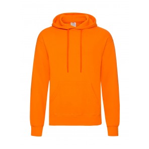 Fruit of the Loom Classic Hooded Sweat - Orange - M