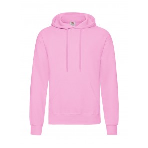 Fruit of the Loom Classic Hooded Sweat - Light Pink - L