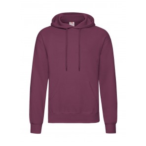 Fruit of the Loom Classic Hooded Sweat - Burgundy - M