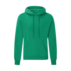 Fruit of the Loom Classic Hooded Sweat - Green - M