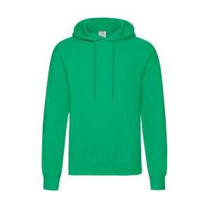 Fruit of the Loom Classic Hooded Sweat - Green - M