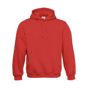 B&C Hooded Sweatshirt - Red - 2XS