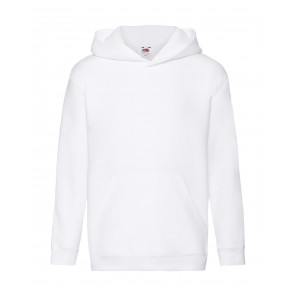 Fruit of the Loom Kids' Premium Hooded Sweat - White - 152(12-13)