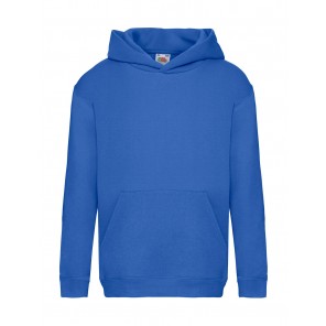 Fruit of the Loom Kids' Premium Hooded Sweat - Royal - 128(7-8)