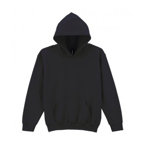 Gildan Heavy Blend Youth Hooded Sweat - Black - XS(104/110)