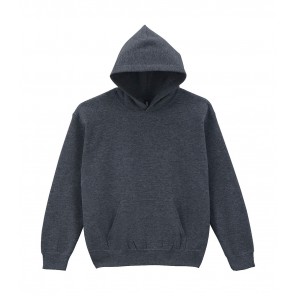 Gildan Heavy Blend Youth Hooded Sweat - Dark Heather - XS(104/110)