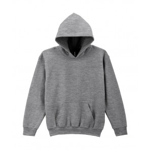 Gildan Heavy Blend Youth Hooded Sweat - Graphite Heather - XS(104/110)