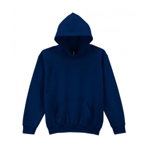 Gildan Heavy Blend Youth Hooded Sweat - Navy - L(164)