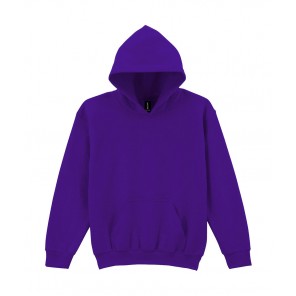 Gildan Heavy Blend Youth Hooded Sweat - Purple - L(164)