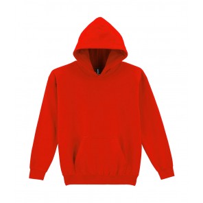Gildan Heavy Blend Youth Hooded Sweat - Red - XS(104/110)
