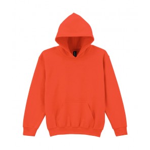 Gildan Heavy Blend Youth Hooded Sweat - Orange - XS(104/110)
