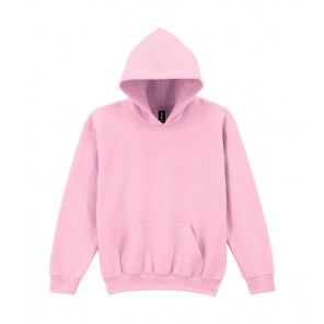 Gildan Heavy Blend Youth Hooded Sweat - Light Pink - XS(104/110)