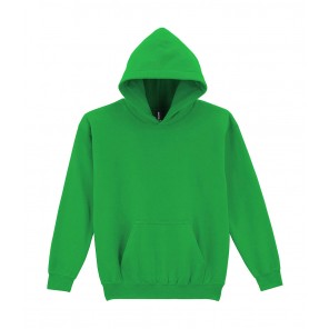 Gildan Heavy Blend Youth Hooded Sweat - Irish Green - XS(104/110)