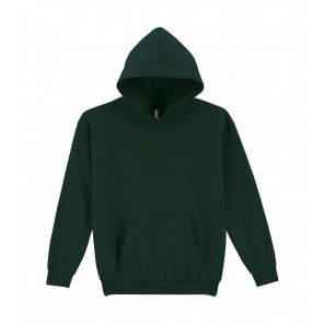 Gildan Heavy Blend Youth Hooded Sweat - Forest Green - M(140/152)