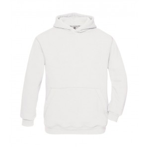 B&C Hooded/kids Sweat - White - 5/6(110/116)