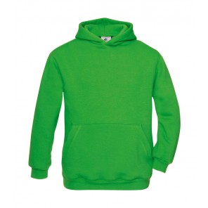 B&C Hooded/kids Sweat - Real Green - 12/14(152/164)
