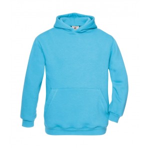 B&C Hooded/kids Sweat - Very Turquoise - 12/14(152/164)