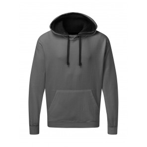 SG Originals Contrast Hooded Sweatshirt Men - Grey/Black - 4XL