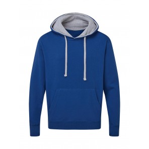 SG Originals Contrast Hooded Sweatshirt Men - Royal/Light Oxford - S
