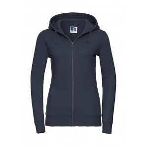 Russell Ladies' Authentic Zipped Hood - French Navy - XL