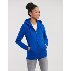Russell Damen Authentischer Kapuzenpullover mit Reißverschluss