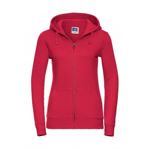 Russell Ladies' Authentic Zipped Hood - Classic Red - XL