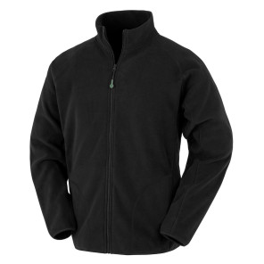 Result Genuine Recycled Recycled Microfleece Jacket - Black - M (Retoure-Ware)