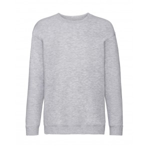 Fruit of the Loom Kids' Premium Set-In Sweat - Heather Grey - 128(7-8)
