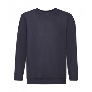 Fruit of the Loom Kids' Classic Set-In Sweat - Deep Navy - 128(7-8)