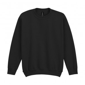 Gildan Heavy Blend Youth Crewneck Sweat - Black - XS(104/110)
